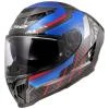 LS2 Dragon Trax modro-červená integrální helma na motorku LS2 Dragon Trax modro-červená integrální helma na motorku