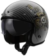 LS2 OF601 Bob II Carbon Custom černá lesklá otevřená helma na motorku LS2 OF601 Bob II Carbon Custom černá lesklá otevřená helma na motorku