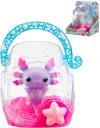 Mac Toys ANIMAGIC Axolotl strečový svítící v akváriu na baterie Světlo