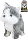 Mac Toys Pejsek Husky interaktivní zvířátko chodící na baterie Zvuk PLYŠ