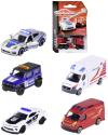 Majorette Auto kovové záchranné složky SOS volný chod 6 druhů