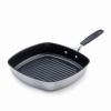 Masterpro Pánev grilovací s nepřilnavým povrchem SMART 28x28 cm stříbrná