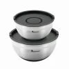 Masterpro Sada misek s víkem FOODIES 2 ks nerez Masterpro Sada misek s víkem FOODIES 2 ks nerez