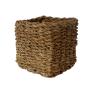 Mat Košík hranatý vysoký střední 22x22x17cm mořská tráva