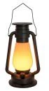 Mat Lampa solární PETROLEJKA, 17x14x30,5cm 72LED kov/PH ČER (VÝPRODEJ)