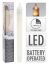 Mat Svíčka LED v.23cm, blikající plamen, časovač, SLON.KOST