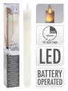 Mat Svíčka LED v.23cm, blikající plamen, časovač, SLON.KOST Mat Svíčka LED v.23cm, blikající plamen, časovač, SLON.KOST