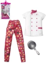 Mattel BRB Barbie povolání kuchařský obleček set s pánví Mattel BRB Barbie povolání kuchařský obleček set s pánví