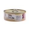 MAX Deluxe Dog kuřecí srdce, konzerva 80 g