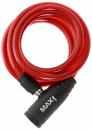 Max1 zámek spirála 1200x8 mm červený