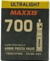 Maxxis Duše Ultralight 700x33/50 Gal-fv 60mm (eib00141500)
