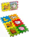 Měkké bloky Zvířátka 6ks pěnový koberec baby vkládací puzzle podložka na zem Měkké bloky Zvířátka 6ks pěnový koberec baby vkládací puzzle podložka na zem