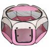 Merco Pet Octagonal ohrádka pro psy bílá-růžová