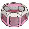 Merco Pet Octagonal ohrádka pro psy bílá-růžová