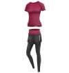 Merco Runner Long 2W fitness set plum