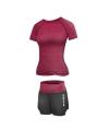 Merco Runner Short 2W fitness set plum