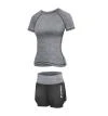 Merco Runner Short 2W fitness set šedá Merco Runner Short 2W fitness set šedá
