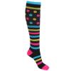 Merco Striped Dots dámské kompresní podkolenky