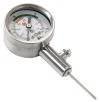 Měřič tlaku míčů - budík chrom HS001 Měřič tlaku míčů - budík chrom HS001