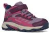 Merrell Moab Speed 2 Mid A/C WTRPF K berry dětské kotníkové turistické boty Merrell Moab Speed 2 Mid A/C WTRPF K berry dětské kotníkové turistické boty