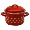 Metalac Hrnec + poklice pr.16cm 2l PUNTÍK ČRV