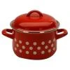 Metalac Hrnec + poklice pr.18cm 3l PUNTÍK ČRV