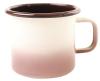 Metalac Hrnek smalt pr.8cm 0,37l CAPUCCINO