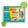 Miau Miau Cat Mix krůta a losos, kapsa 100 g 4 pack (13 ks) %