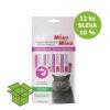 Miau Miau Creamy Snacks Cat losos a kachní 15 g 4 pack (12 ks) %