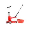 Micro Mini2go Deluxe Plus - červená (red) + reflexní sada