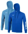 Mizuno Terry FZ modrá pánská mikina s kapucí Mizuno Terry FZ modrá pánská mikina s kapucí