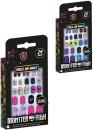 MONSTER HIGH Nalepovací dětské nehty set 24ks 2 barvy