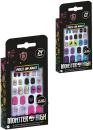 MONSTER HIGH Nalepovací dětské nehty set 24ks 2 barvy MONSTER HIGH Nalepovací dětské nehty set 24ks 2 barvy