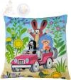 Moravská ústředna Polštář Krtek Jeep (Krteček) 30x30cm PLYŠ
