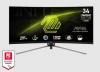 MSI Gaming MAG 345CQR, 34[34] VA zakřivený /3440x1440 (UWQHD)/180Hz/1ms/DP/2xHDMI/Výškově nastavitelný/černá
