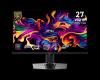 MSI MPG 271QR QD-OLED X50, 26,5[34] QD-OLED/2560x1440 (WQHD)/500Hz/0,03ms/2x HDMI/DP/USB-A,B,C/Výšk. nastavitelný/Pivot/černá