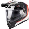 MT Helmets Enduro helma na motorku Track SV Nomad A15 bílo-černo-červená MT Helmets Enduro helma na motorku Track SV Nomad A15 bílo-černo-červená