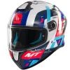 MT Helmets Integrální helma Targo S SERGIO GARCIA modro-červeno-bílá