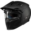 MT Helmets Modulární helma na motorku Streetfighter SV S Pure A1 matná černá XS + sleva 300,- na příslušenství