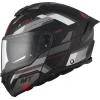 MT Helmets ATOM 2 SV BAST D5 matná černo-šedo-bílá vyklápěcí helma + sleva 400,- na příslušenství