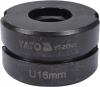 Yato Náhradní čelisti k lisovacím kleštím YT-21735 typ U 16mm