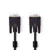 Nedis CCGB59000BK20 - Kabel VGA | VGA Zástrčka - VGA Zástrčka | 2 m | Černá barva