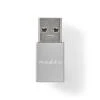 Nedis CCGB60925GY - USB-C Adaptér| USB 3.2 Gen 1 | USB-A Zástrčka | USB-C™ Zásuvka | 5 Gbps | Kulatý | Poniklované Nedis CCGB60925GY - USB-C Adaptér| USB 3.2 Gen 1 | USB-A Zástrčka | USB-C™ Zásuvka | 5 Gbps | Kulatý | Poniklované