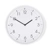Nedis CLWA1226WT - Nástěnné hodiny | Průměr: 300 mm | Plast | Tichý pohyb | Bílá