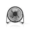 Nedis FNDK1BK10 - Kovový Mini Ventilátor | Průměr 10 cm | Napájení prostřednictvím USB | Černá barva Nedis FNDK1BK10 - Kovový Mini Ventilátor | Průměr 10 cm | Napájení prostřednictvím USB | Černá barva