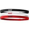 Nike ELASTIC HAIRBANDS 3PK BK/WH/UR čelenky