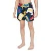 Nike Swim TOSSED FLAGS 4 inch BLACK-BLACK chlapecké plavky