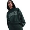 Nike W NSW PHNX FLC LOGO MOCK NECK SEAWEED dámská zateplená mikina Nike W NSW PHNX FLC LOGO MOCK NECK SEAWEED dámská zateplená mikina
