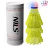 NILS Badmintonové míčky NBL6293 s LED 3 ks