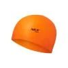 Nils Aqua NQC Dots oranžová silikonová koupací čepice